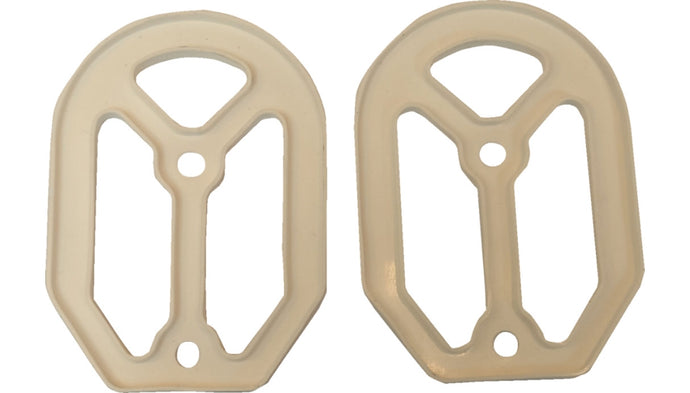 Drag Specialties 1620-2488 Replacement White Insert for Qualifier Footpegs
