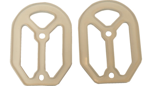 Drag Specialties 1620-2488 Replacement White Insert for Qualifier Footpegs