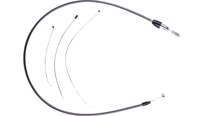 Magnum 42386HE Alternate Length Black Pearl Quick Connect Braided Upper Clutch Cable - 49in.
