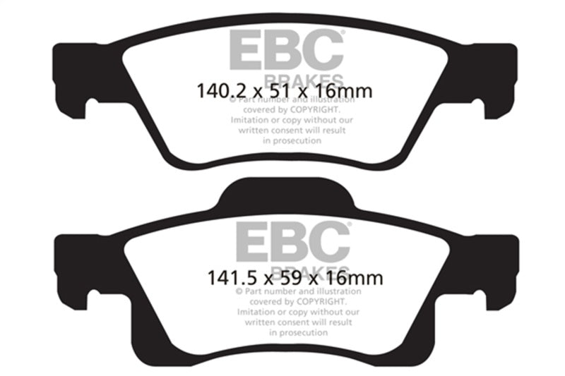Load image into Gallery viewer, Ebc UD1498 EBC Ultimax2 Brake Pad Sets
