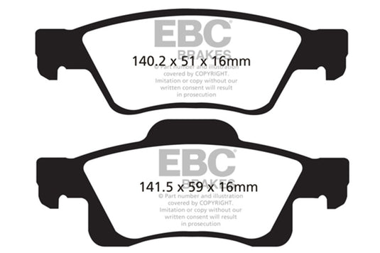 Ebc UD1498 EBC Ultimax2 Brake Pad Sets