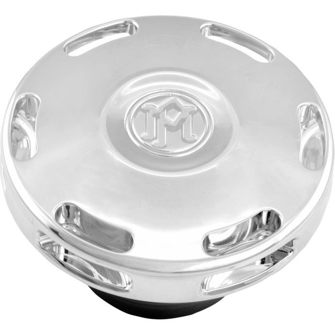 Performance Machine 0210-2071APX-CH Apex Custom Gas Cap - Chrome