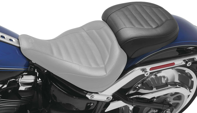 Mustang 75833 Standard Touring Passenger Seat - Tuck and Roll - Black
