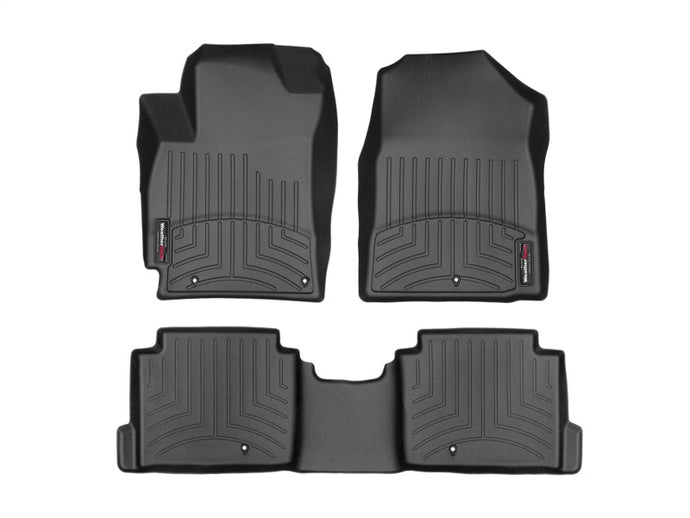 Weathertech 44925-1-2 WT FloorLiner - Front - Blk