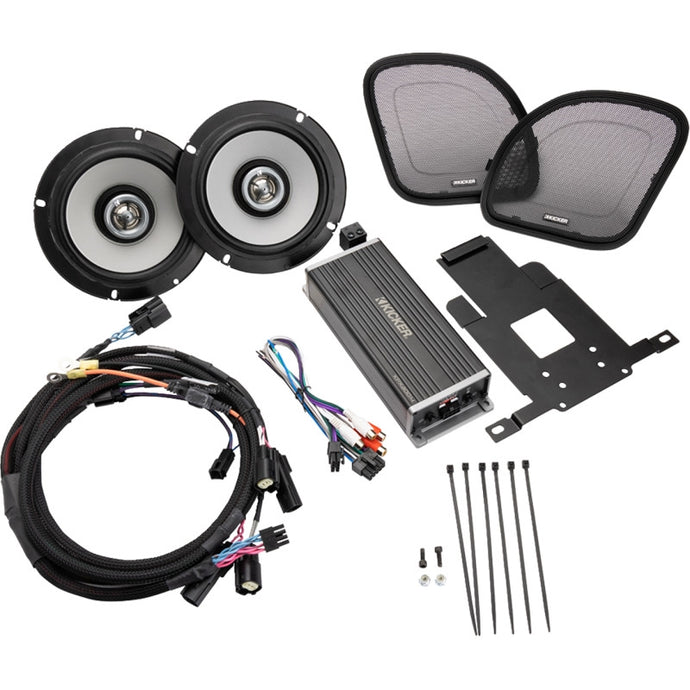 Kicker 50HDR154 Speaker/Amplifier Kit - 6-1/2in. - 300 W