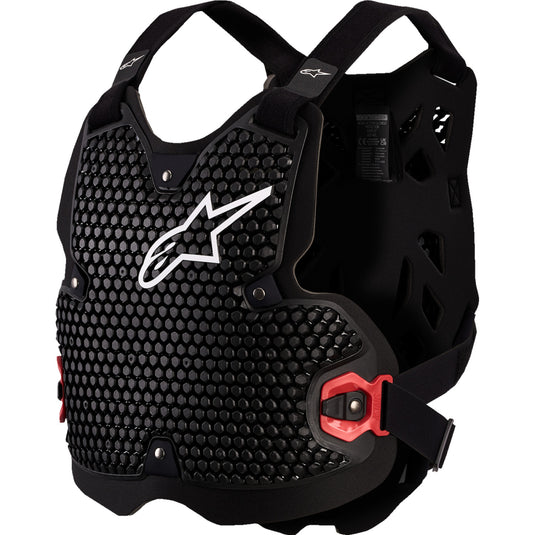 Alpinestars Bionic Action V2 Chest Guard (XL-2XL, Black/White)