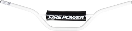 Fire Power 063201051 Carbon Steel Coated Handlebar - White