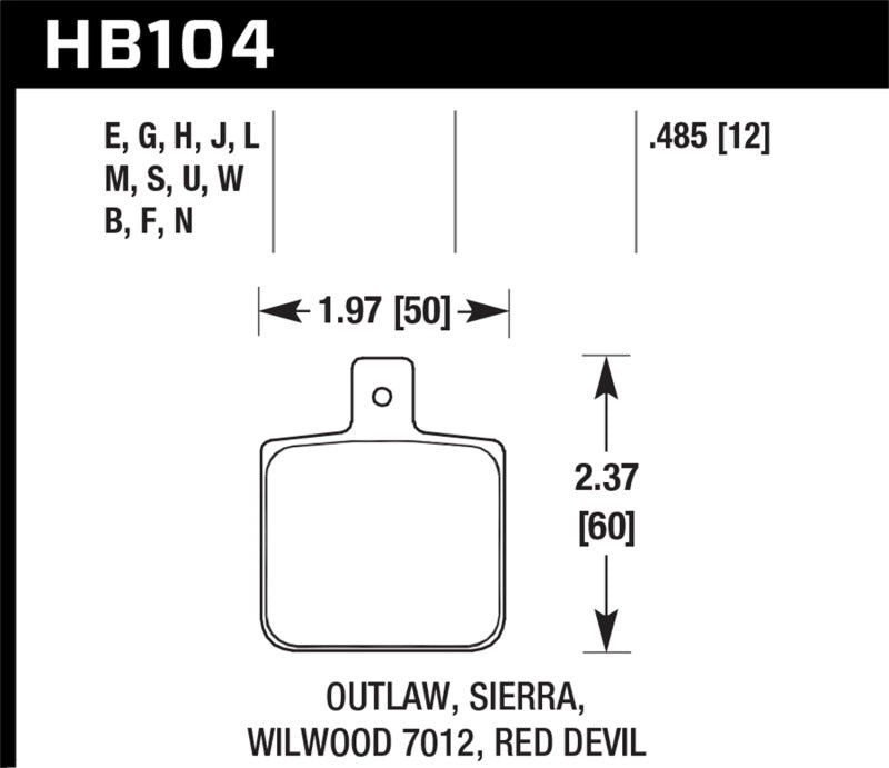 Load image into Gallery viewer, Hawk Performance HB104N.485 HAWK HP+ Brake Pad Sets
