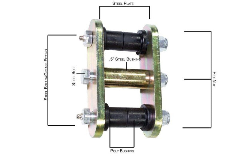 Load image into Gallery viewer, Fishbone Offroad FB27225 FBO Leaf Spring Shackle

