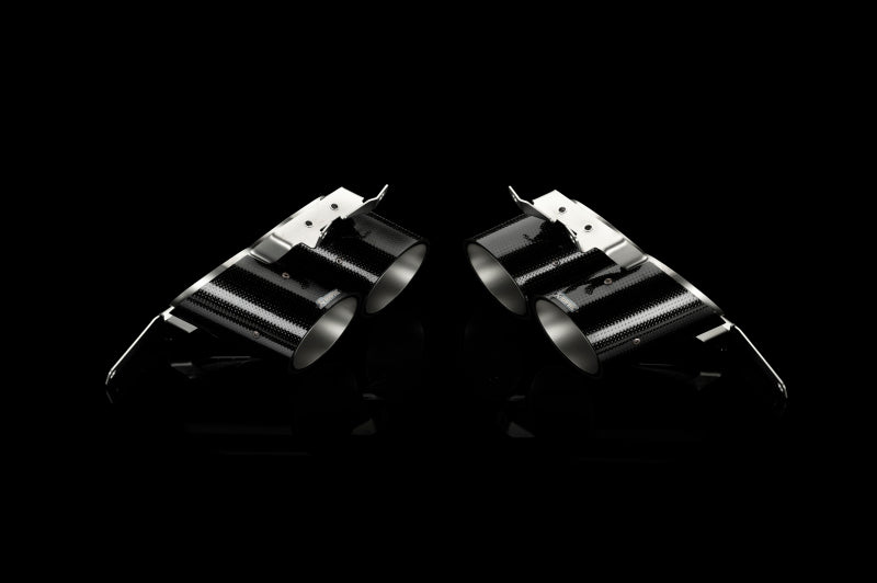 Load image into Gallery viewer, Akrapovic TP-CT/7 AKR Tail Pipe Set - Carbon
