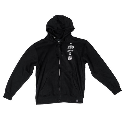 Load image into Gallery viewer, Fasthouse 805 Fuel Zip-Up Hoodie (XX-Large, Black)
