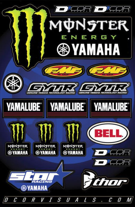 Dcor 40-50-117 Decal Sheet - Star Monster Yamaha