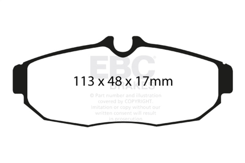 Load image into Gallery viewer, Ebc DP41741R EBC Yellowstuff Brake Pad Sets
