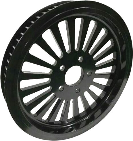 Harddrive 032-222 Full Spoke Billet Pulley - Black - 70T x 11/8in.