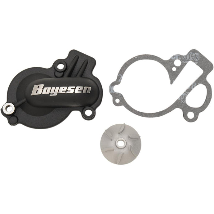 Boyesen WPK-18AB Supercooler Water Pump Cover and Impeller Kit - Black