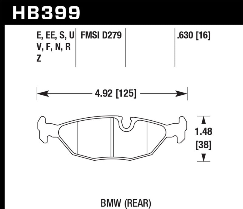 Load image into Gallery viewer, Hawk Performance HB399N.630 HAWK HP+ Brake Pad Sets
