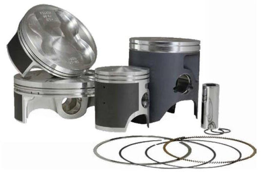 Vertex 23614A Cast Replica Piston Kit - Standard Bore 52.44mm, Standard Compression