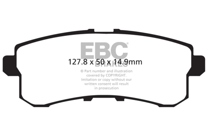 Ebc DP41876R EBC Yellowstuff Brake Pad Sets