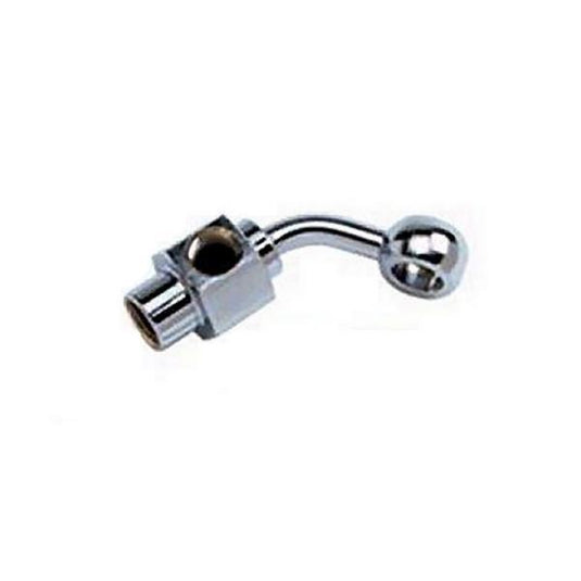 Drag Specialties DS098300 3/8in. Banjo x 1/8in. NPT 35deg. Brake Fitting with Brake Light Switch Mount