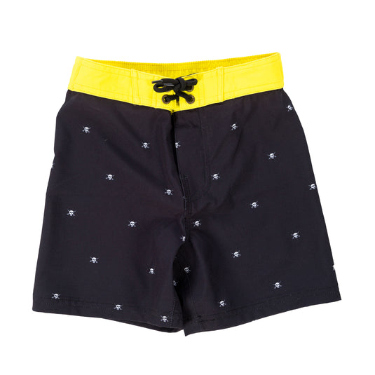 Fasthouse Toddler Jasper Boardshorts (3T, Black/Hi-Vis)