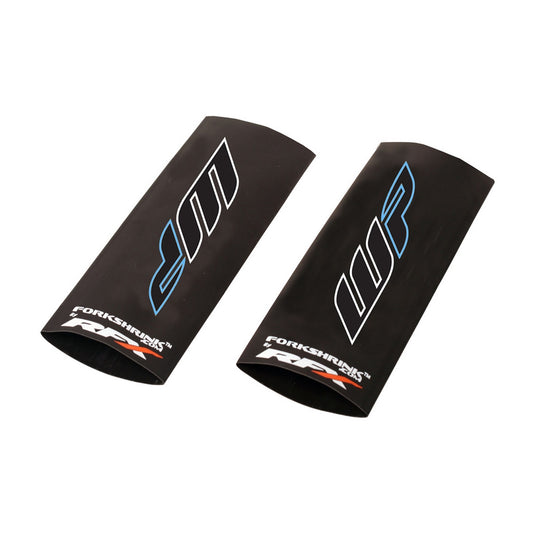 Rfx FXFG 70100 55BU Pro Series Upper Fork Guards - WP Logo - White/Blue