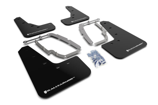 Rally Armor MF62-UR-BLK/WH RAL UR Blk Flap/Wht Logo