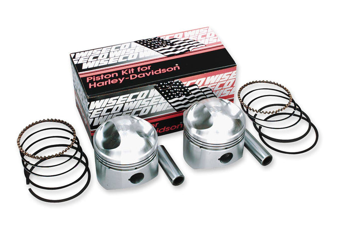 Wiseco K1625 K Piston Kit (80ci., Domed) - .020in. Oversize to 3.517in., 9.5:1 Compression