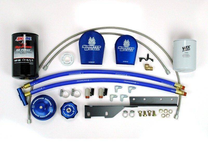 Load image into Gallery viewer, Sinister Diesel SD-EOF-CF-6.0 SIN External Oil Filter System
