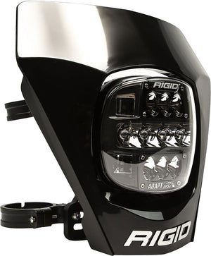RIGID Industries 300418 Number Plate for Adap-XE Moto LED Lights Kit - Black