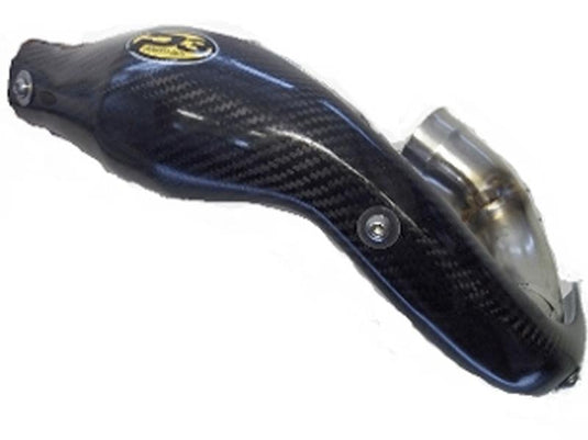 P3 201078-FMF Header Heat Shield - Carbon Fiber