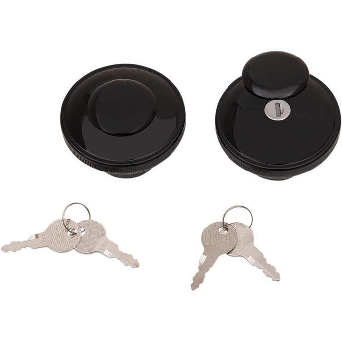 Drag Specialties 0703-0816 Screw-In Locking Gas Cap - Non-Vented