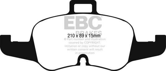 Ebc DP42256R EBC Yellowstuff Brake Pad Sets