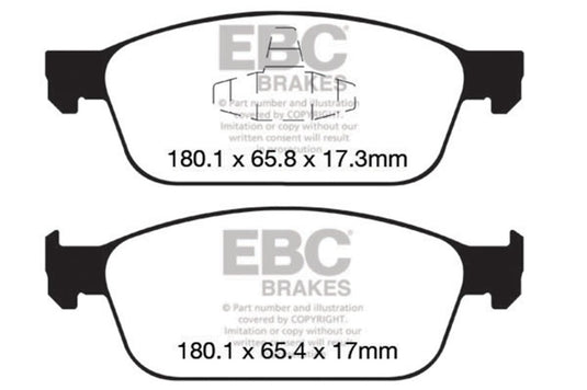 Ebc DP22145 EBC Greenstuff Brake Pad Sets