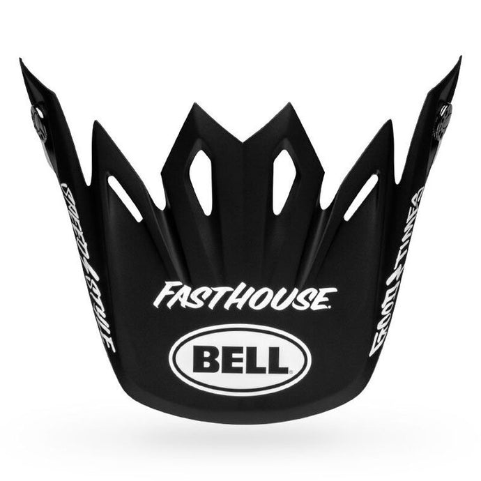 Bell Helmets Visor for Moto-9 Fasthouse Signia Helmets - Matte Black/White
