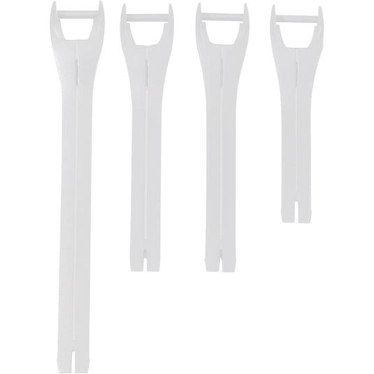 Moose Racing Qualifier Boot Strap Kit - White - 10-15