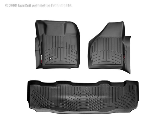 Weathertech 441201-440022 WT FloorLiner - Rear - Blk