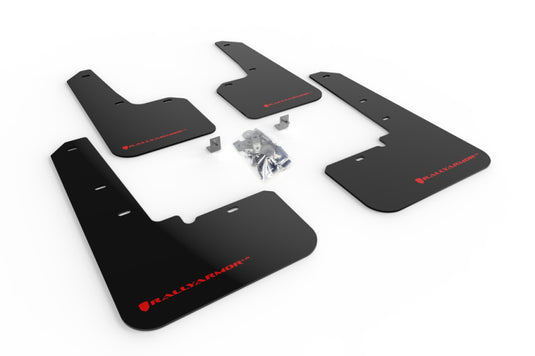 Rally Armor MF66-UR-BLK/RD RAL UR Blk Flap/Rd Logo