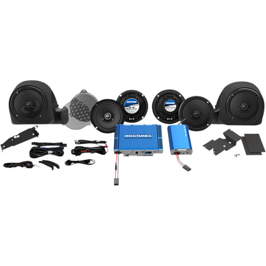 Hogtunes QC ULTRA 6-RM Dual Amp/ Six-Speaker Kit