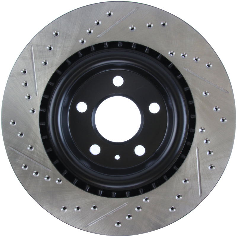 Load image into Gallery viewer, Stoptech 127.33137L ST Slot &amp; Drill Brake Rotors
