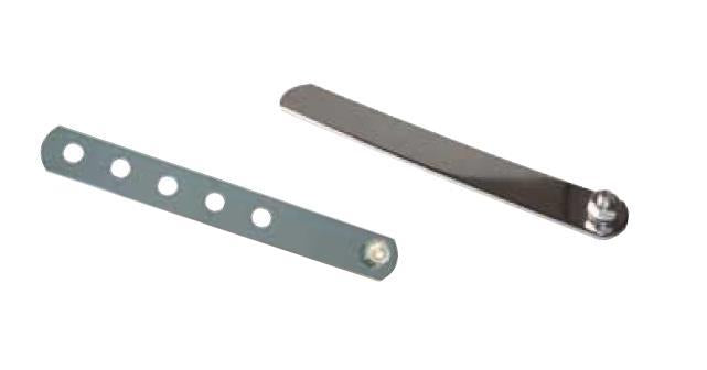 Emgo 80-62318 Universal Chrome Bracket with Six Holes - 8in.