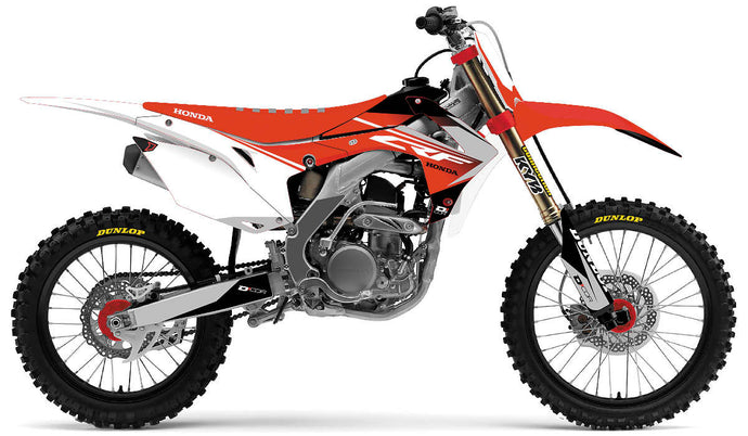 Dcor 20-10-127 COR 9 Honda Complete Graphics Kit - White