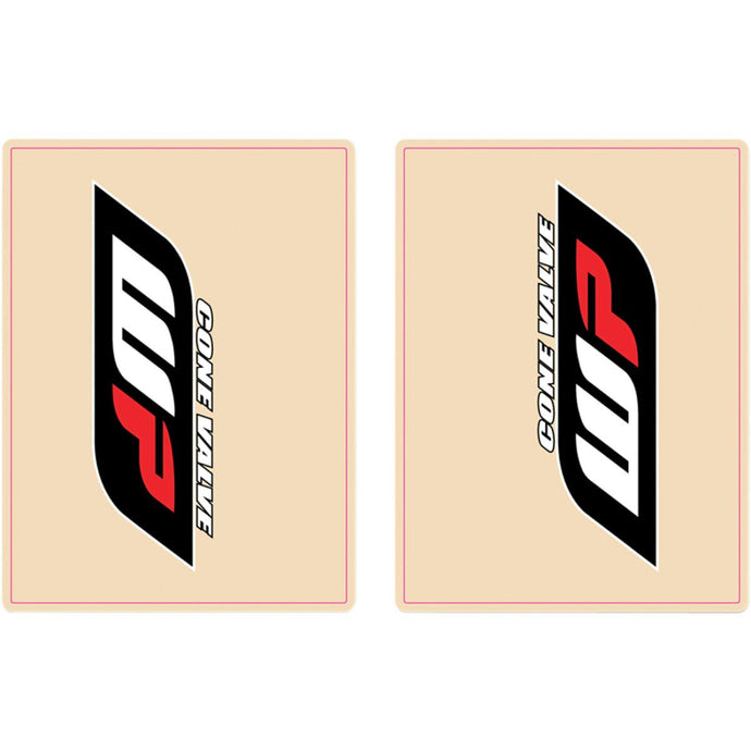 Flu Designs Inc. 01018 Upper Fork WB Decal - Red/Black