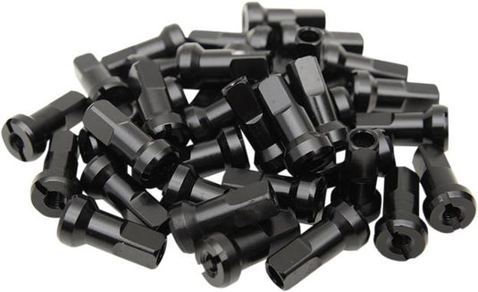 Moose Racing 24-810 MX1 Billet Spoke Nipples - 8 Gauge - Black