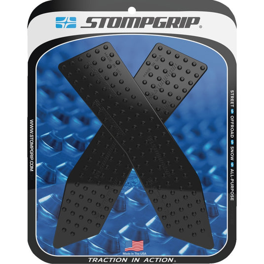 Stompgrip 55-10-0135B Volcano Profile Traction Tank Grip - Street - Black