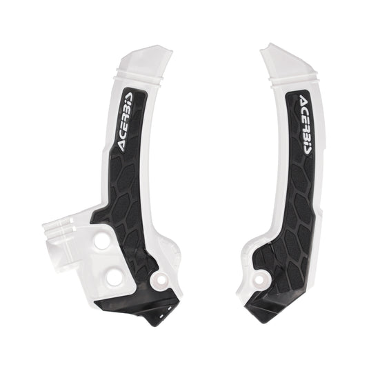 Acerbis 2987271035 X-Grip Frame Protectors - White/Black