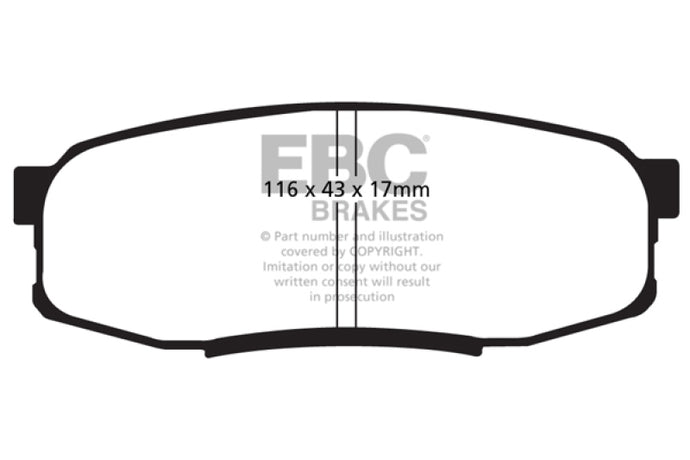 Ebc DP41816R EBC Yellowstuff Brake Pad Sets