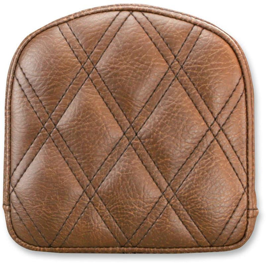 Saddlemen 040845 Gravestone Sissy Bar Pad for Explorer-LS & Step-Up-LS Seat - 6.5in. x 6.5in. - Brown