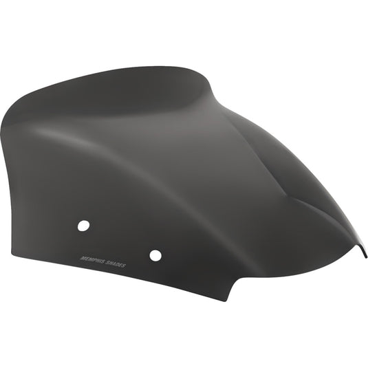 Memphis Shades MEP88410 Spoiler Windshield - 6in. - Dark Black Smoke