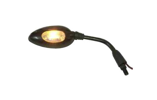 Emgo 20-25167 Signal Style Mirror - Right - Carbon