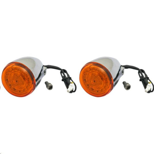 Custom Dynamics PB-IND-RTS-A-C Probeam Front/Rear LED Turn Signals - Chrome